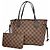 Borsa Tote Louis Vuitton Damier Neverfull PM N41359 Ebano Damier ebene