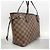 Borsa Tote Louis Vuitton Damier Neverfull PM N41359 Ebano Damier ebene - vista 2