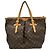 Borsa Tote Palermo GM di Louis Vuitton Marrone - vista 3