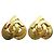 Cuore placcato oro con logo CC di Chanel D'oro