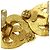 Cuore placcato oro con logo CC di Chanel D'oro - vista 5