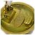 Chanel Vintage CC Round Clip-On Metal Small D'oro - vista 4