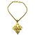 Pendente a cuore CC in metallo di Chanel D'oro