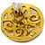 Chanel Vintage CC Round Clip-On Metal Small D'oro - vista 4