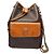 Triomphe Céline Vintage Celine Paris Monogramm Leder Eimer Tasche Braun