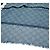 Gucci Stola in seta e cotone con frange GG Blu - vista 11