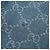 Gucci Stola in seta e cotone con frange GG Blu - vista 6