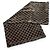 Gucci Sciarpa in velluto di seta GG vintage Marrone - vista 5