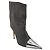Stivaletti in lurex metallico argento glitterato Alexandre Vauthier