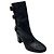 Botas de couro dourado Achille pretas Laurence Dacade