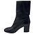 Botas de couro dourado Achille pretas Laurence Dacade - vista 3