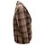 Braune Multi-Check Bonded-Anzugjacke von Acne Studios - Ansicht 2