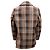 Braune Multi-Check Bonded-Anzugjacke von Acne Studios - Ansicht 3
