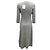 Vestido de jersey de algodón y lana fluido gris Peserico - vista 3