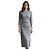 Vestido de jersey de algodón y lana fluido gris Peserico - vista 8
