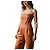 Autre Marque Jumpsuit aus Lammleder in Tan von Understated Leather Kamel - Ansicht 5