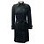 Abrigo Trench Sandringham de Cachemira Negra Burberry Negro