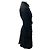 Abrigo Trench Sandringham de Cachemira Negra Burberry Negro - vista 2