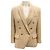 L'Agence Die Gold-Agentur / Ivory Kenzie Doppelreihiger Tweed-Blazer