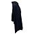 Autre Marque Herbst Cashmere Marine Hybrid-Ripp-Cape-Pullover Marineblau - Ansicht 2