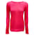 Fuchsia Cashmere Strickpullover Lamberto Losani Pink Kaschmir