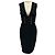Altuzarra Cocktailkleid mit Schnürung in Schwarz / Goldhardware