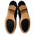 Autre Marque Botas Planas de Cuero Negras Altas Sarah Flint Negro - vista 7