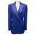 Jaqueta de lã azul Majorelle da Lanvin