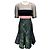 Autre Marque Teal Multi-Spitzen- und Jacquard-Cocktailkleid von J. Mendel Mehrfarben