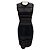 Alaïa Ärmelloses Strick-Cocktailkleid Alaia schwarz / nude