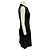 Alaïa Ärmelloses Strick-Cocktailkleid Alaia schwarz / nude - Ansicht 2