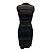 Alaïa Ärmelloses Strick-Cocktailkleid Alaia schwarz / nude - Ansicht 3