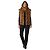 Chaleco de piel de sable marrón Michael Kors Castaño - vista 5