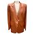 Autre Marque Cognac-Lammlederjacke Lafayette 148 New York Braun