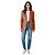 Autre Marque Cognac-Lammlederjacke Lafayette 148 New York Braun - Ansicht 6