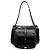 Borsa a Spalla Mademoiselle Lock in Pelle Nera Chanel 2003 Nero