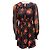 Vestido Adara estampado Valerian negro / naranja de Ulla Johnson