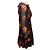 Vestido Adara estampado Valerian negro / naranja de Ulla Johnson - vista 2