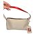 Zucchino Borsa a spalla Fendi Zucca beige rosa e grigio