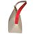 Zucchino Borsa a spalla Fendi Zucca beige rosa e grigio - vista 5