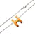 Colar Pop Ash Hermès Prata Laranja  - vista 7