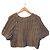 Brauner ärmelloser Pullover von Brunello Cucinelli aus grobem Strick, Größe L für einen Oversize-Effekt Taupe - Ansicht 2