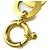 Chanel Vintage Herzkette Gürtel aus Metall Golden - Ansicht 4