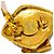 Chanel CC Rhombus Clip-On Metal D'oro - vista 4