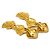Chanel CC Rhombus Clip-On Metal D'oro - vista 2