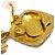 Chanel CC Rhombus Clip-On Metal D'oro - vista 4