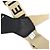 Bretelle in tela con logo Chanel Beige - vista 4