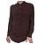 Blusa in seta Equipment nera e rossa Nero Rosso