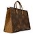 Twist Louis Vuitton Monogram Giant Reverse On-the-Go Tote Bag Braun - Ansicht 2