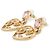 Boucles d'oreilles en métal avec strass Coco Mark de Chanel - vue 2
